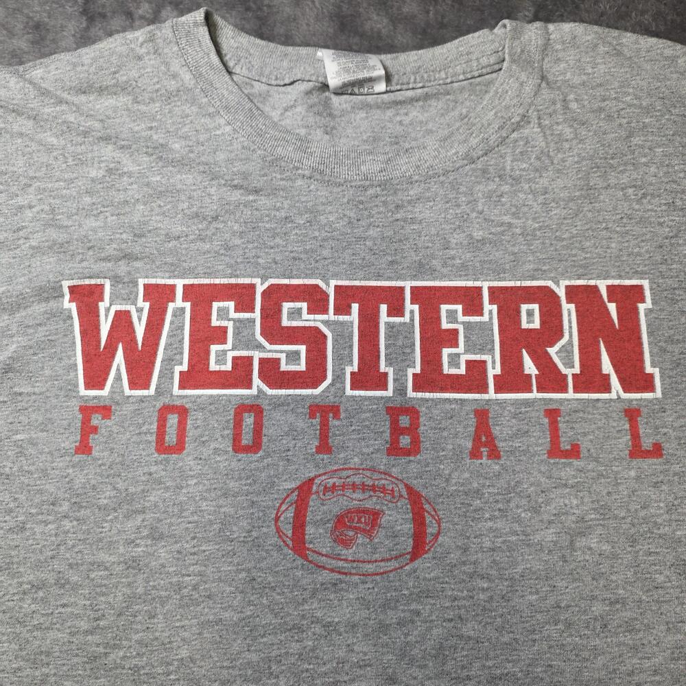 Vintage Western Kentucky Hilltoppers Shirt Mens XL Gray NCAA Football Jerzees